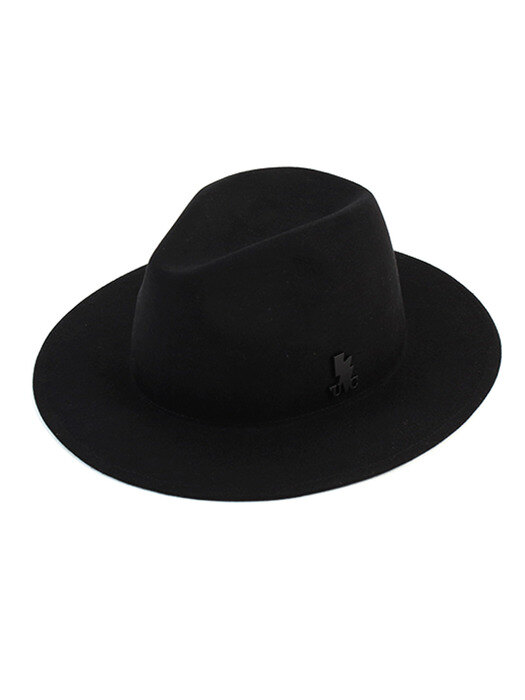 Basic Black Wool Fedora 울페도라