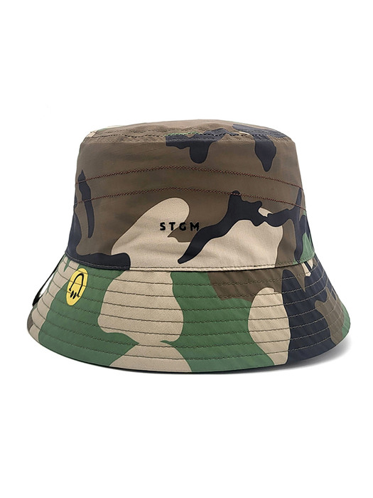 23SS CAMO REVERSIBLE BUCKET HAT WOODLAND/DESERT