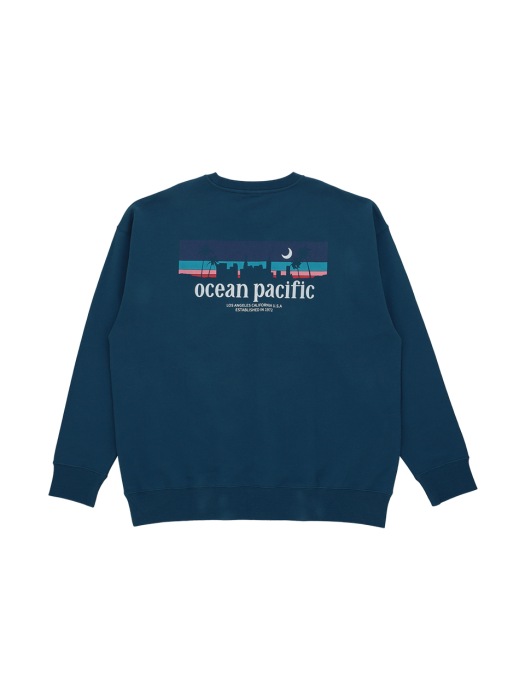 OCEAN CITY SWEAT SHIRT [DEEP BLUE]