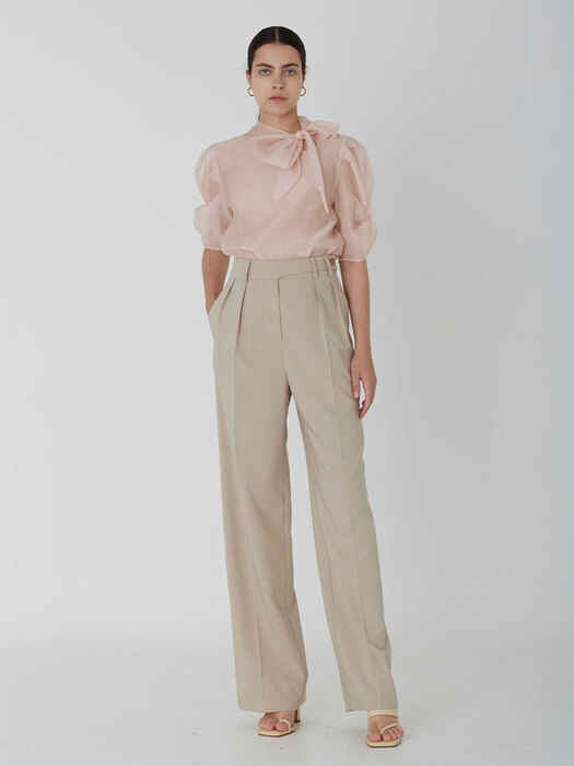 Calyn Trousers _ Beige