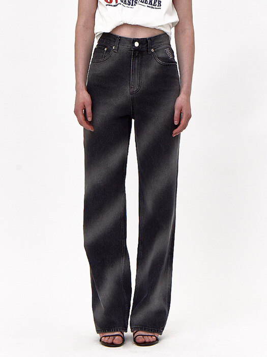Air Brushed Jeans Charcoal
