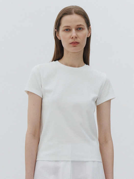 Organic cotton t-shirt (Off White)