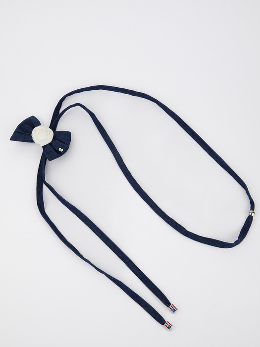 DENIM MULTI NECKLACE_INDIGO JEAN