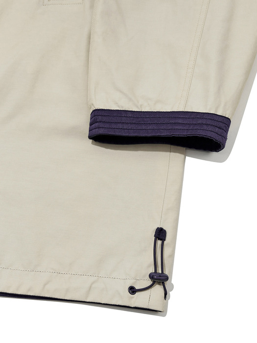DETACHABLE HOODED REVERSIBLE TRENCH JACKET, PURPLE