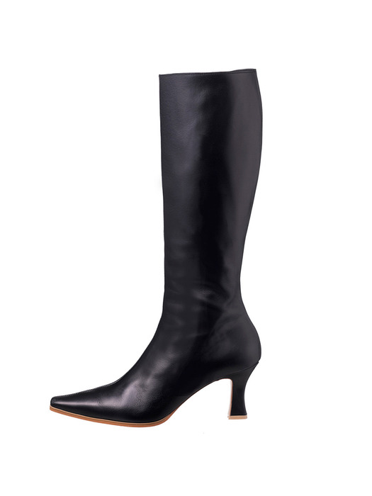 BASIC MIDDLE BOOTS - BLACK