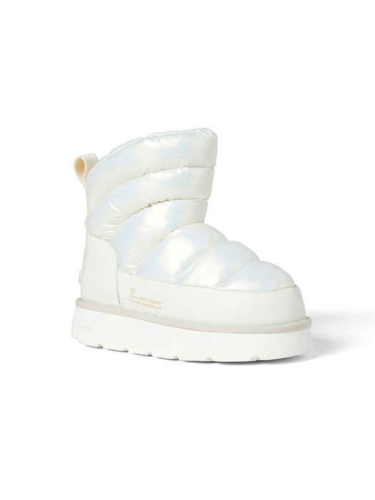 HIVER PADDING OBLIQUE BOOTS_WHITE