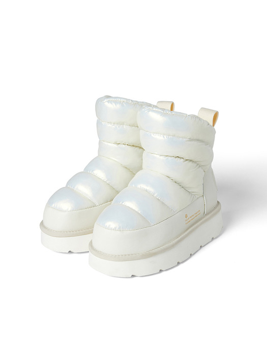 HIVER PADDING OBLIQUE BOOTS_WHITE