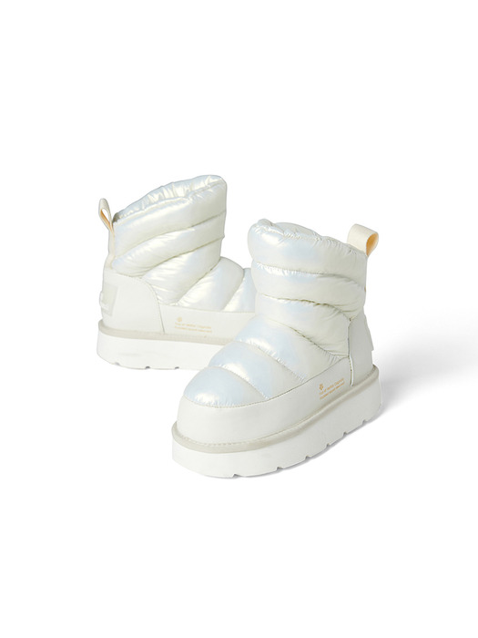 HIVER PADDING OBLIQUE BOOTS_WHITE