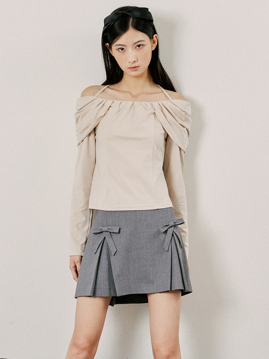 GABI Mini Skirt(가비)_GREY