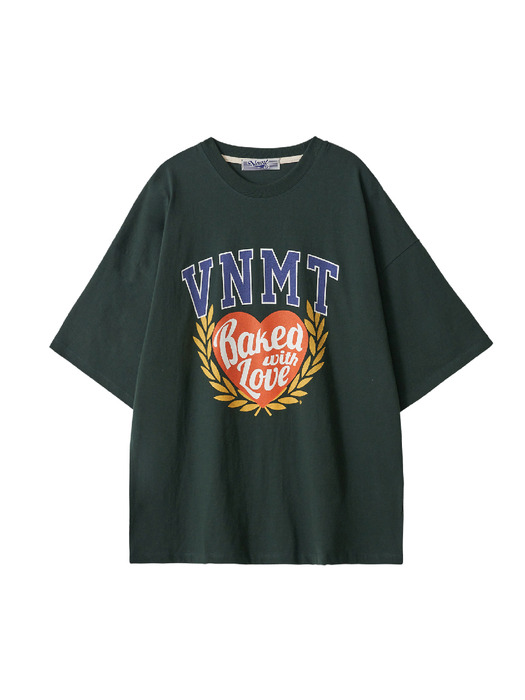 VNMT hearts oversize t-shirt_green