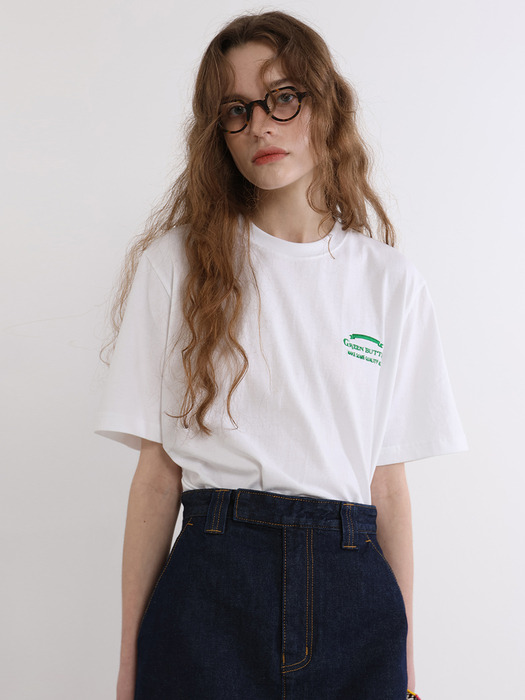 Needlework Logo Tee (Ivory)