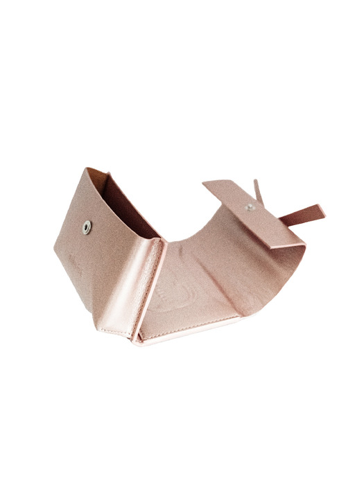 GLOIRE wallet | METALLIC PINK