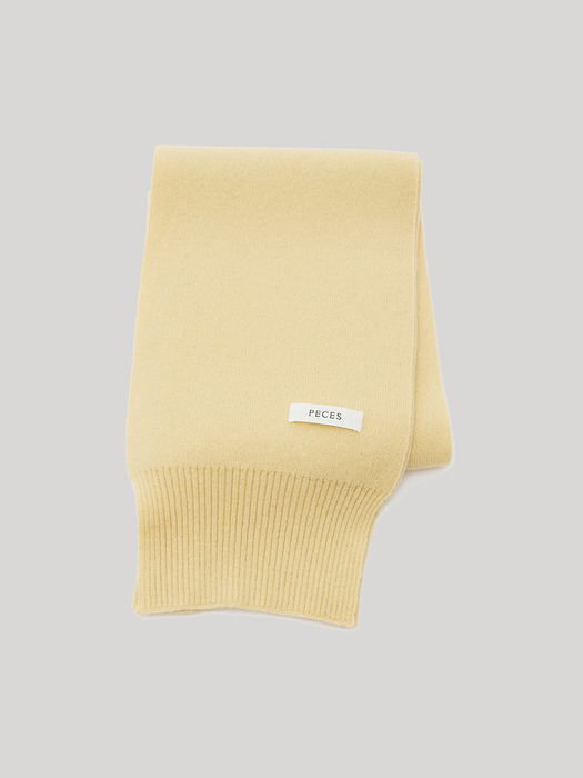 Cashmere Blended Long Scarf (Butter)