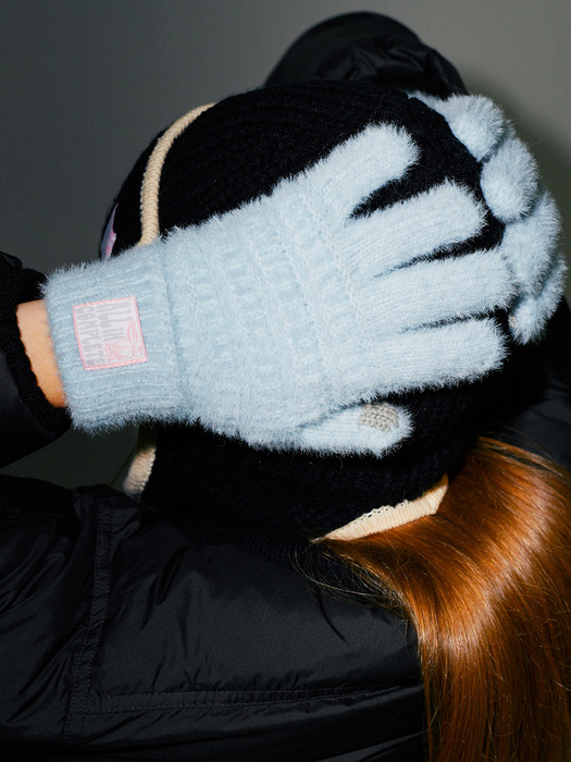 [리퍼브][단독] Fuzzy Rabbit Gloves (8 Colors)