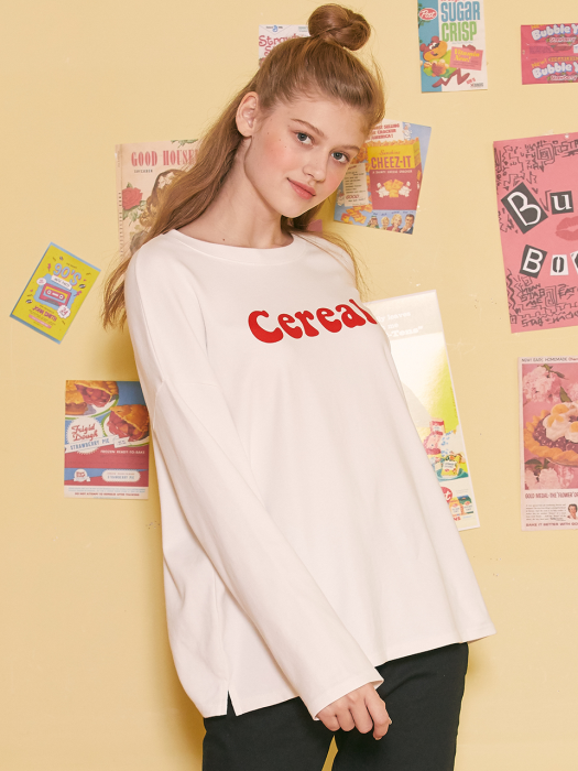 LZ LONG SLEEVE TEE(WHITE)