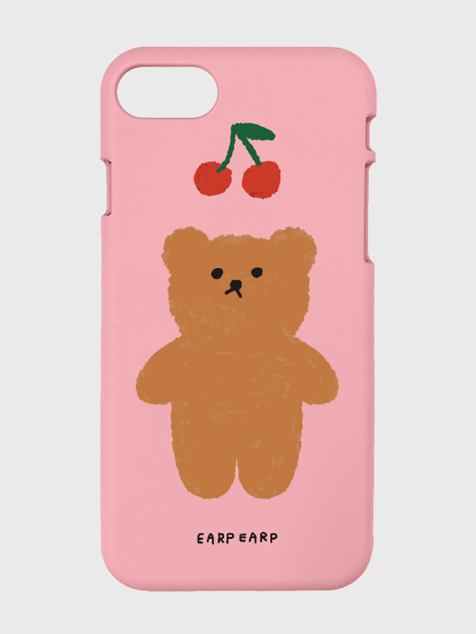 Cherry big bear-pink(color jelly)