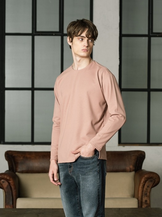 LAYERED SLEEVE T(3COLOR)