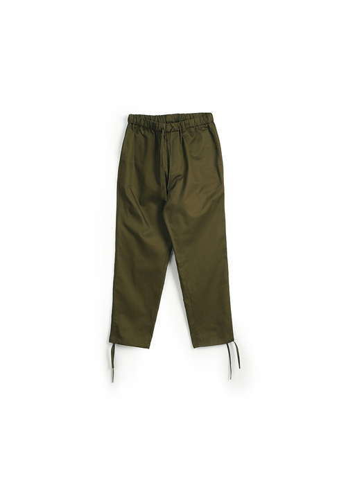 Windy City Hem String Pants (Khaki)