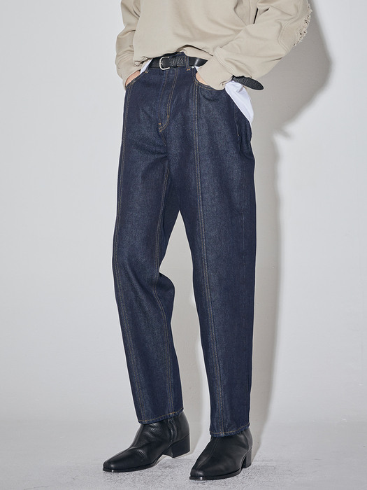 DENIM TYPE:LOOSE TAPERED / ONE-WASH