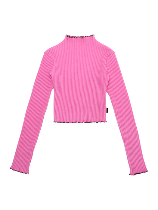 Ribbed Stitch Top [Pink]