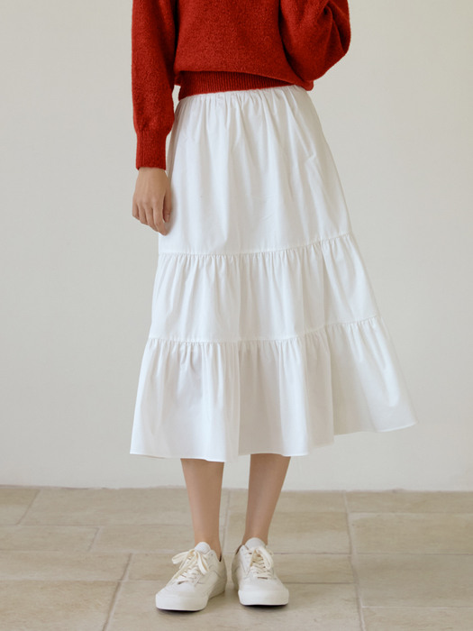 Lovely Cancan Skirt (white)