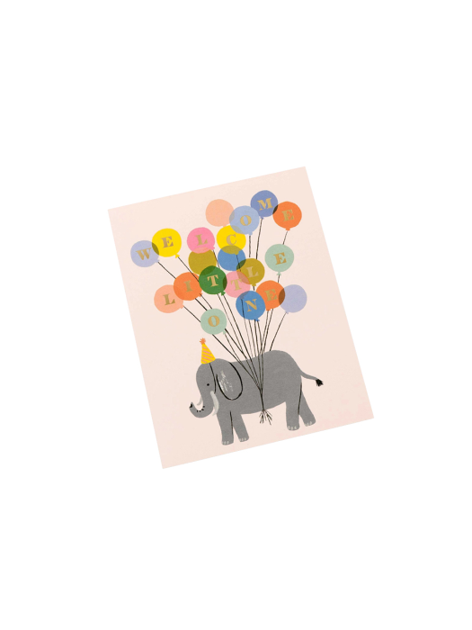 Welcome Elephant Card 베이비 카드