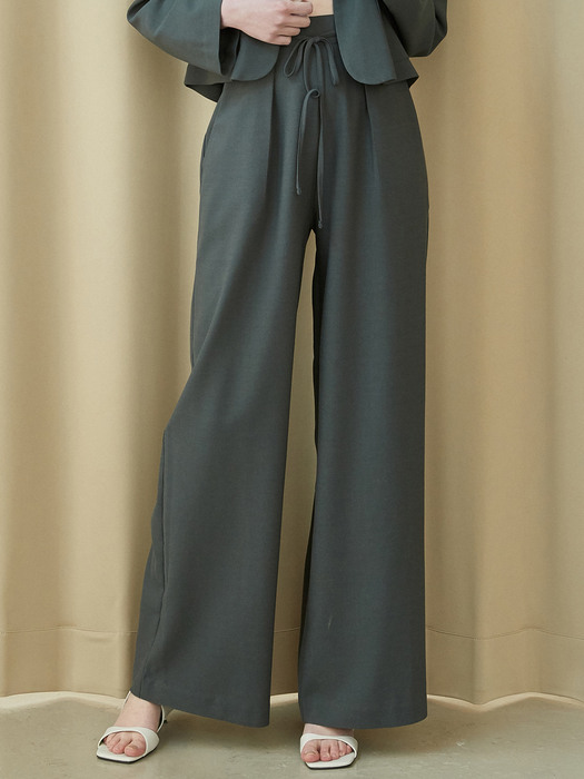 amr1244 linen strap pants (charcoal)