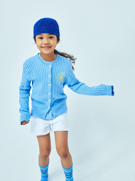 KIDS CARDIGAN - COTTON SKY