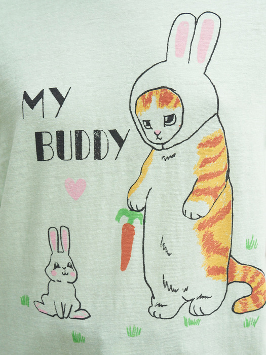 MY BUDDY T-shirts (mint)
