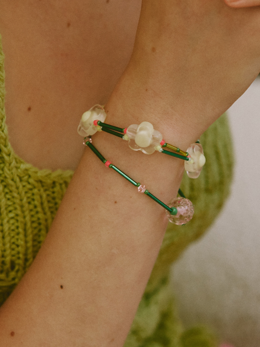 [2SET]Strawberry Blossom Bracelet