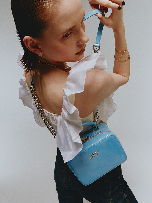 Claire Mini Box Bag / Y.07-BB01 / DUSTY BLUE