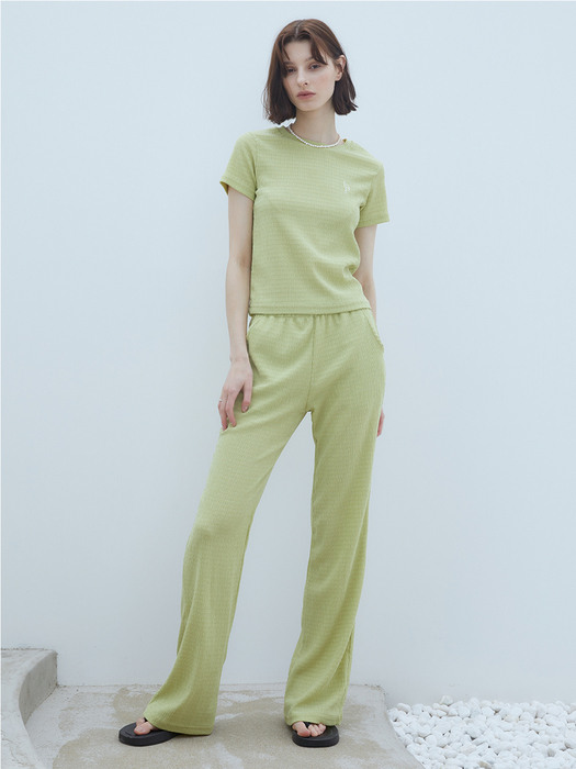 LQ WRINKLE SET PANTS(GREEN)