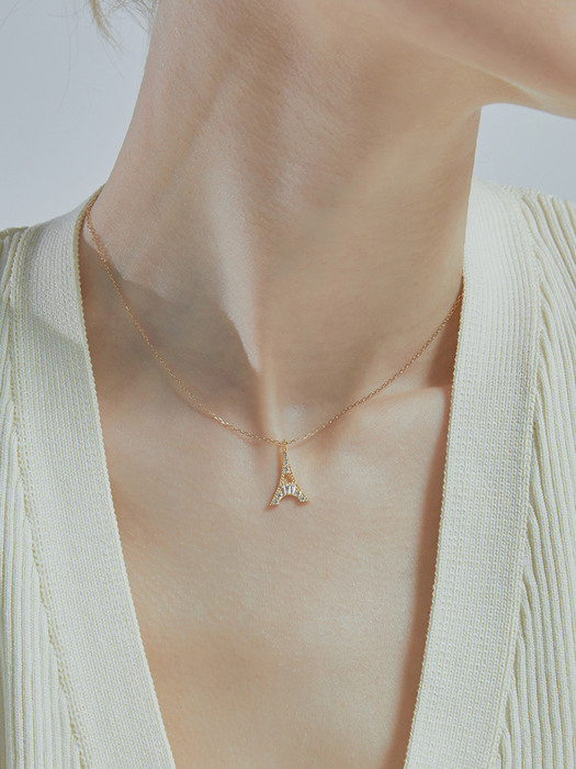 [Silver 925] Romance Eiffel Necklace