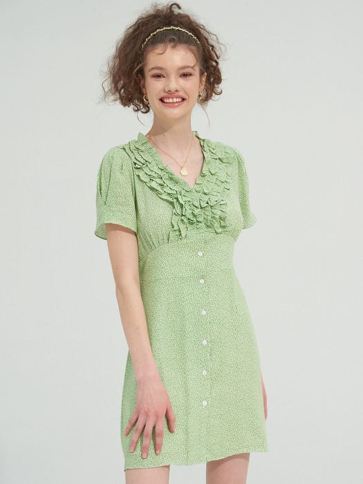 RUFFLE POINT MICA ONEPIECE_GREEN