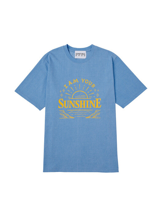 SUNSHINE Pigment T-Shirts - BLUE 