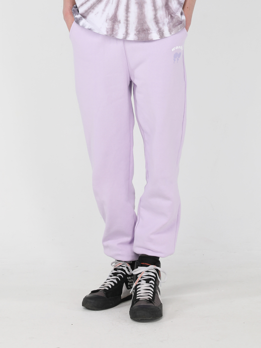 Happy Logo jogger pants [Lilac]