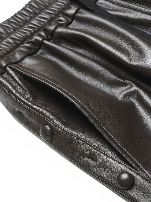 BENNY BROWN LEATHER PANTS