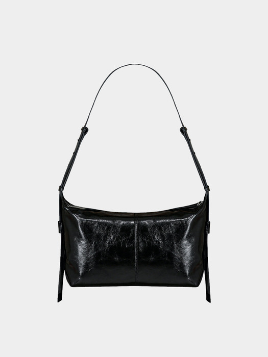 CRACK LEATHER HOBO BAG