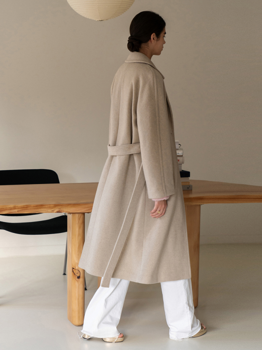 CO CASHMERE TAILORED COAT_BEIGE