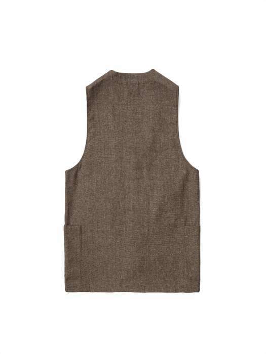 Dublin Tempo Wool Vest Brown 더블린 템포 울 베스트 브라운