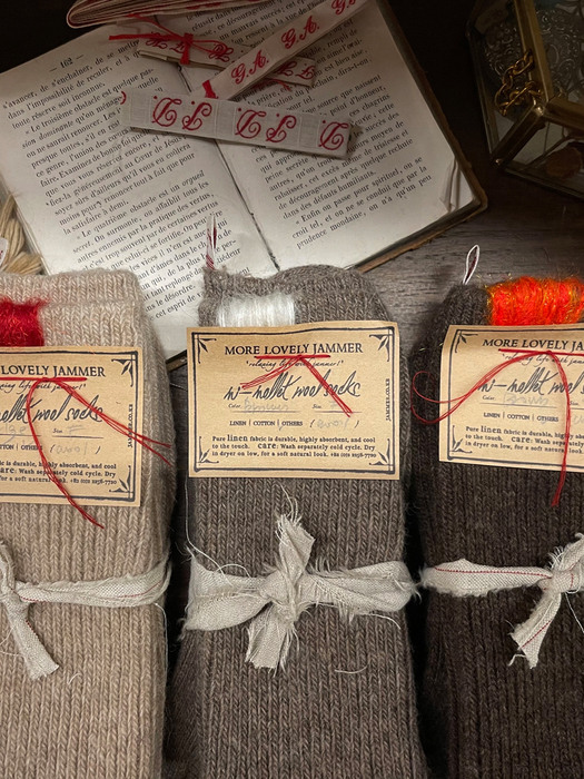 다닝 울삭스 darning wool socks [8colors]