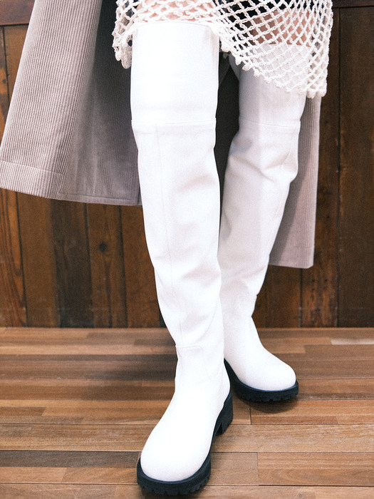 Mellinda Over-the-knee Boots / Y.08-B33 / WHITE