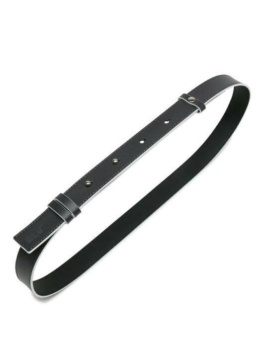 LEATHER BELT_GY