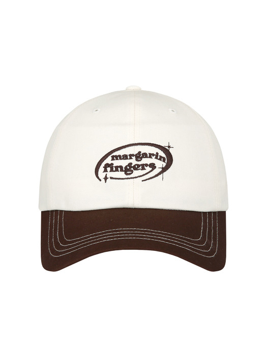 LOGO STITCH BALL CAP (BROWN)