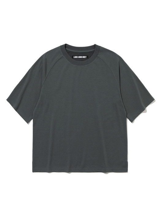 hill raglan s/s tee grey