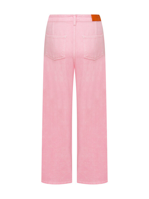 [단독]Dyeing Tuck Denim pink-Pants