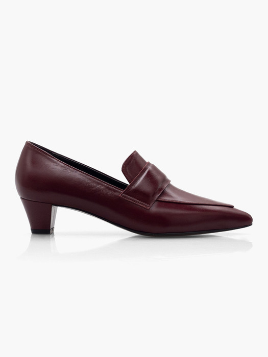 Amber Padding Loafer (BURGUNDY)