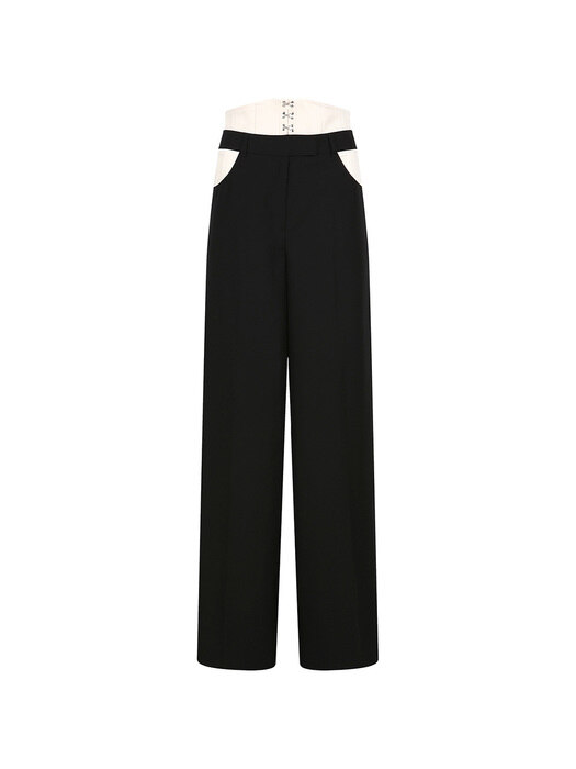 [SS22] BUSTIER LAYERED PANTS