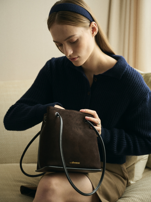 Bene bag_suede dark brown