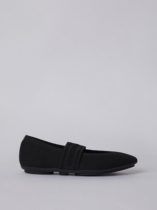 [SB X NODO KNITS] Logo e-band knit flat(black)_DG1DA22604BLK